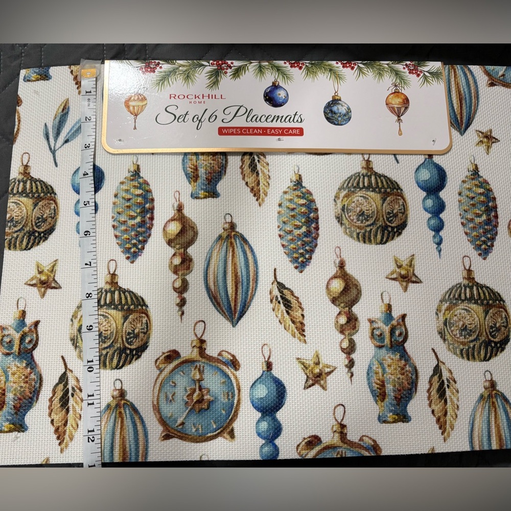 Rockhill Home Set of 6 Single Placemats - Picture 14 of 14